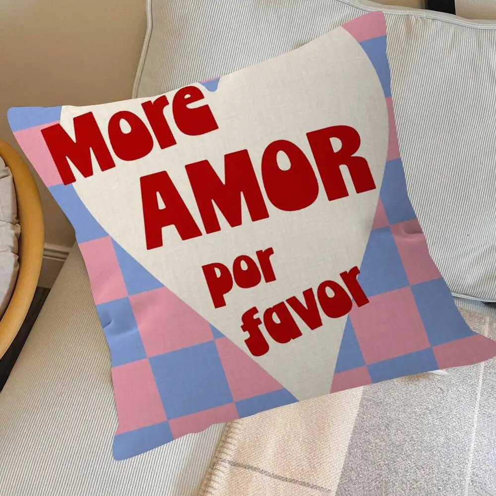 Наволочка bilibili Anime More Amore Por Favor 40x40 cm, z10
