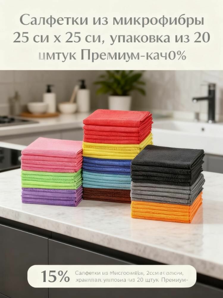 Тряпка, 20 шт