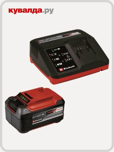 Изображение товара Зарядное устройство EINHELL 4512114 + аккумулятор PXC 5,2Ah 4A Fastcharger