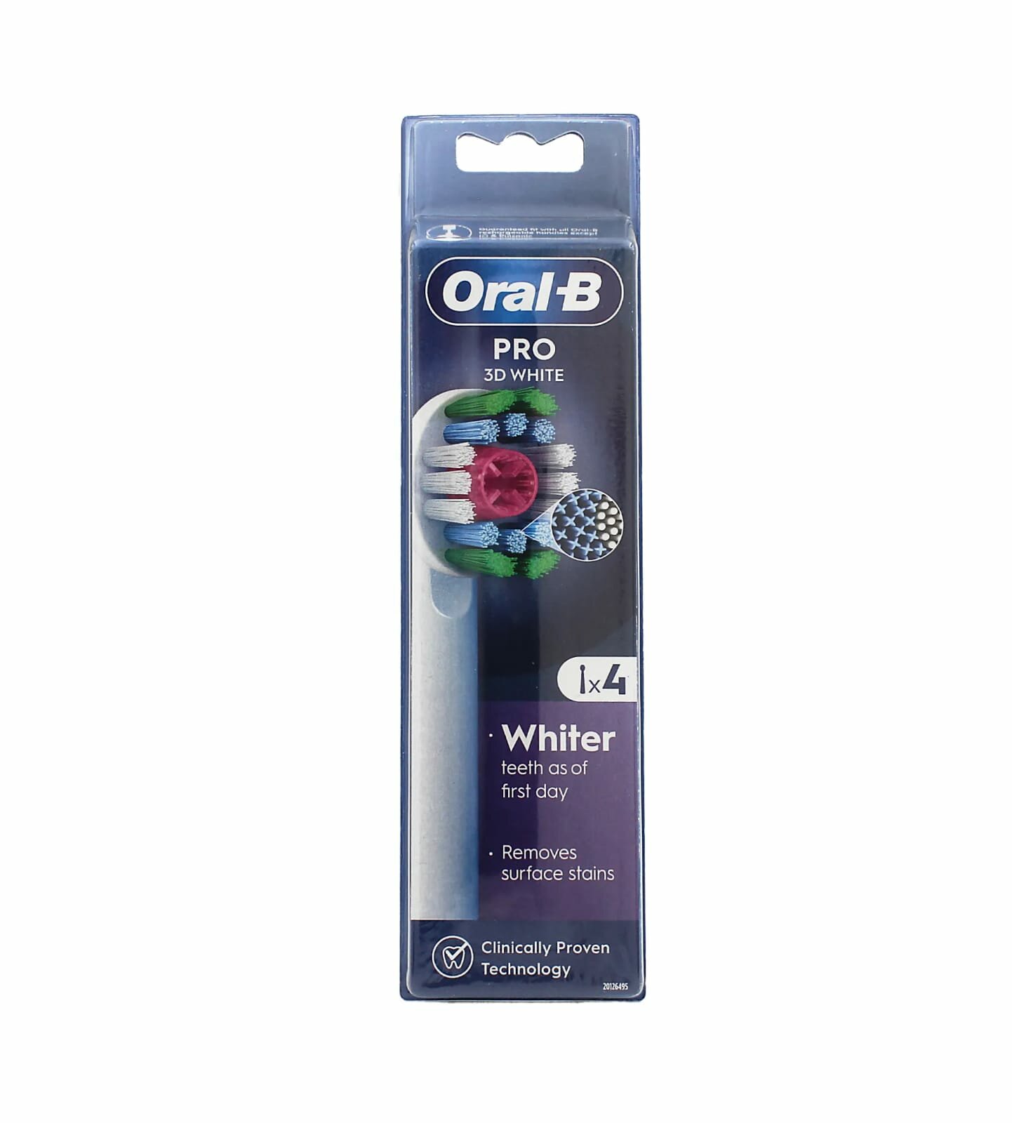 Зубная щетка Oral-B Pro 3D White 4 шт