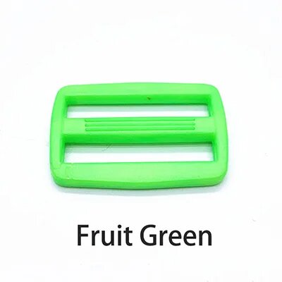 Пластиковая пряжка-скользящая FruitGreen, 20 мм, 50 шт.