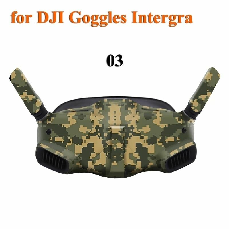 Для очков D*JI Goggles Integra: декоративная защитная пленка из ПВХ, устойчивая к царапинам, аксессуары. защитная пленка ПВХ декоративная аксессуар для очков