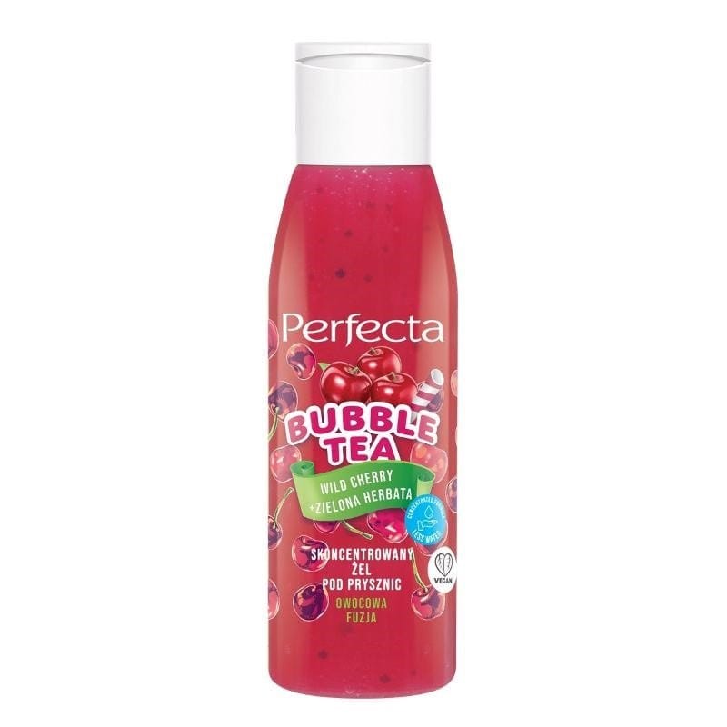 Гель для душа Perfecta Bubble Tea Wild Cherry mini, 100 мл