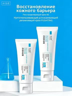 Увлажняющий крем для сухой и очень сухой кожи, питание и уход, 80 мл