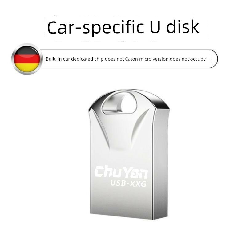 2GB USB-флешка серебристая мини-диамант форма компактное портативное хранилище