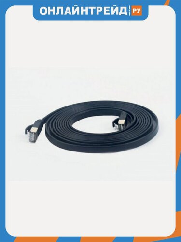 Изображение товара Патч-корд F/FTP Ks-is KS-344-7 Cat.7, AWG 27, позолоч. RJ45, медь, 7м. черный