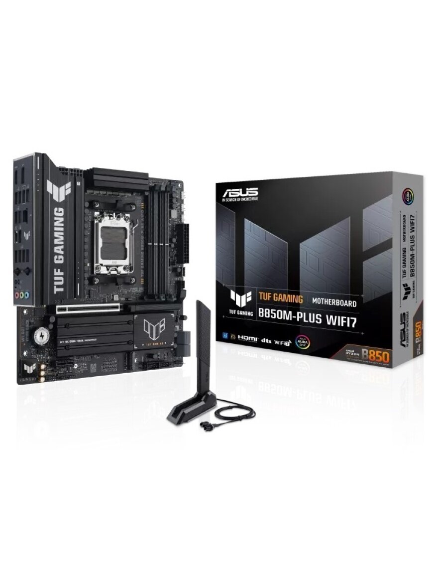Материнская плата Asus TUF GAMING B850M-PLUS WIFI7 (AM5, mATX)