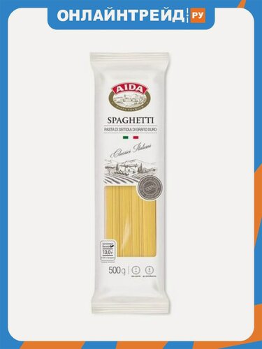 Изображение товара Макаронные изделия Aida Spaghetti Спагетти 500 г