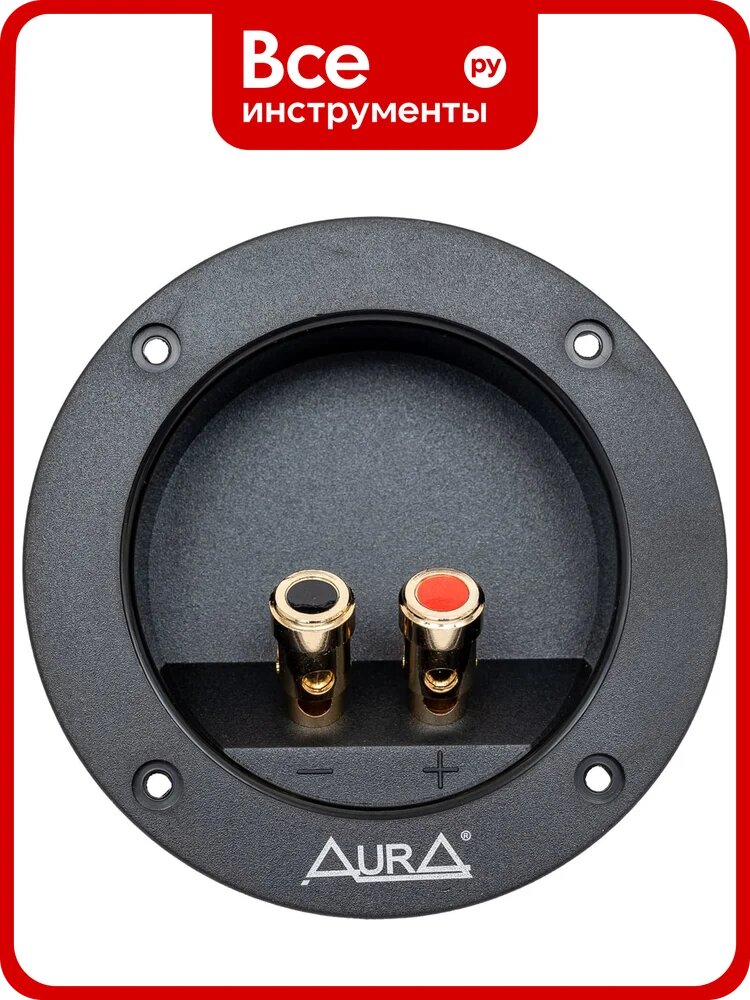 Терминал для подключения акустики AURA зажимной, _76мм. WTB-761P