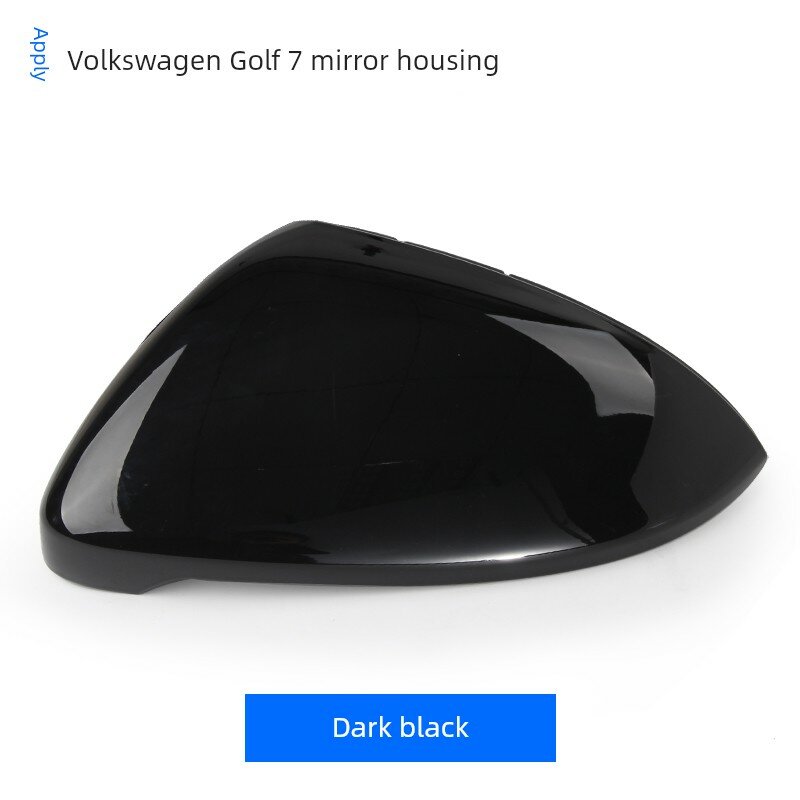 Боковая панель зеркала заднего вида для левой стороны водителя Volkswagen Golf 7 2014-2020, глубокий черный