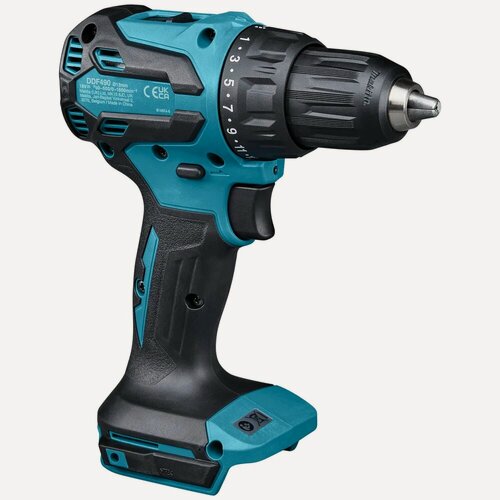 Изображение товара Дрель-шуруповерт аккумуляторная Makita LXT 18В BL XPT , 13мм, 50/27Нм DDF490Z