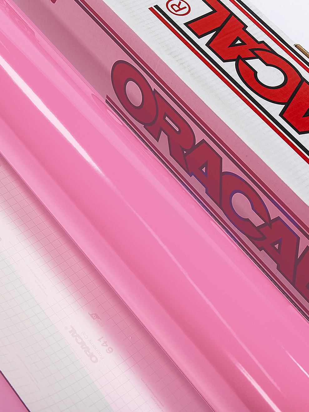 Пленка самоклеящаяся Oracal 641 G 045 1*50 м светло-розовая, глянцевая, рулон
