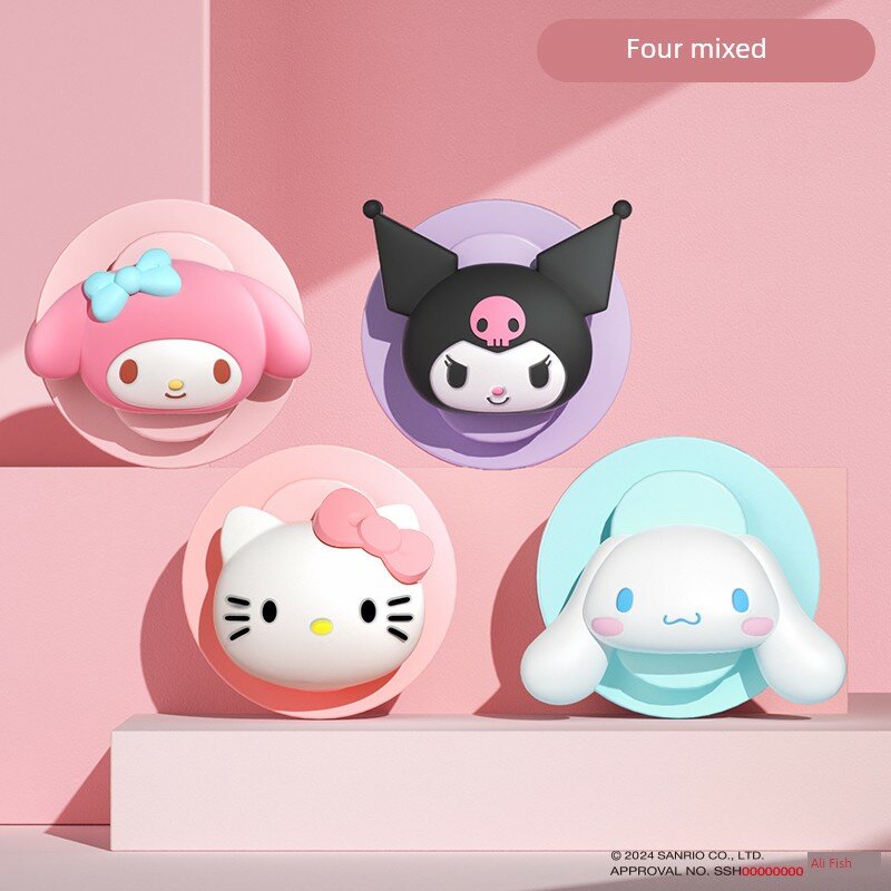 Sanrio Hello Kitty Автомобильный крючок для приборной панели на клейкой основе, комплект из 4 шт. для декоративного