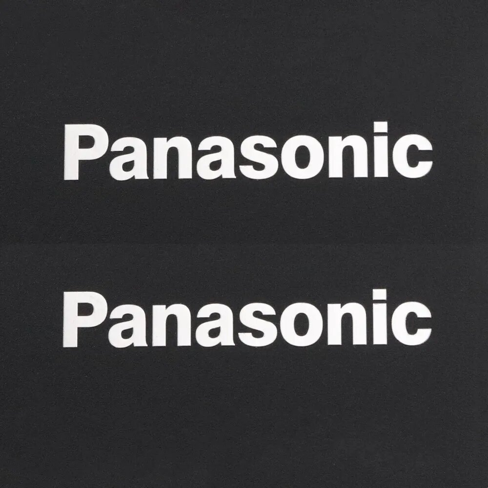 2 шт. Металлическая наклейка-логотип Panasonic, декал 61мм 9мм