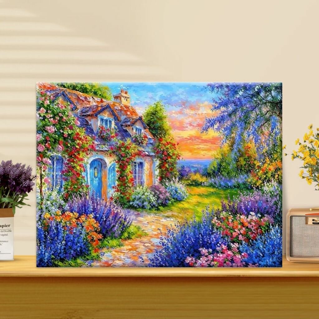 Картина по номерам 50x40 с рамкой, антистресс раскраска для взрослых