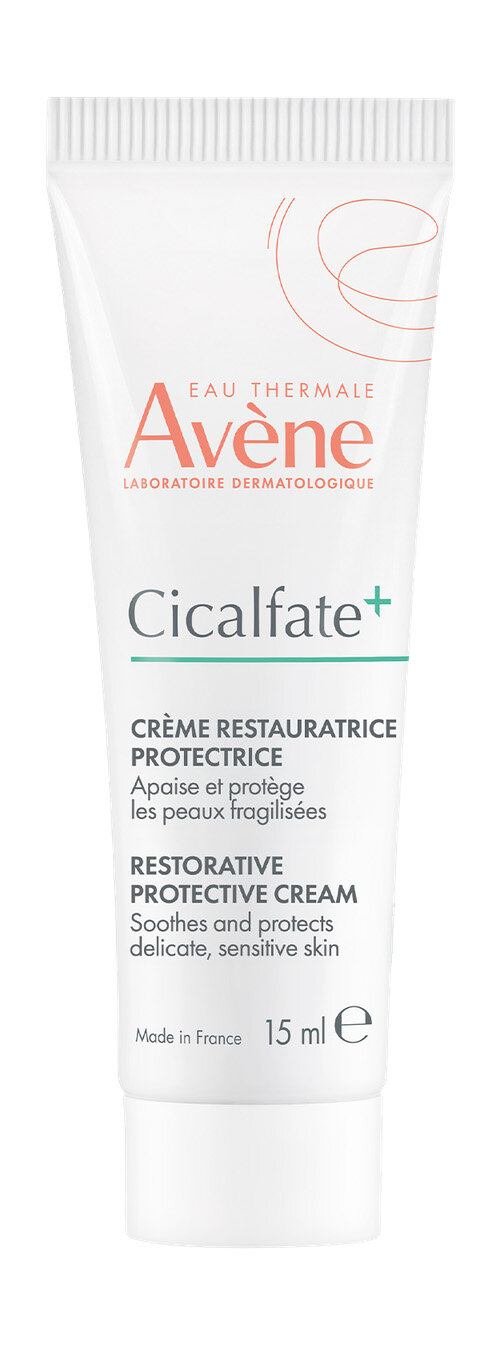 AVENE Cicalfate+ Крем для лица восстанавливающий защитный, 15 мл