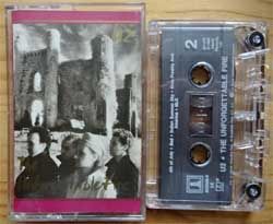 Аудиокассета U2 'The Unforgettable Fire' (1984 USA press, SR, Dolby HX PRO, 422-822 898-4, ex+/mint) (MC4504)