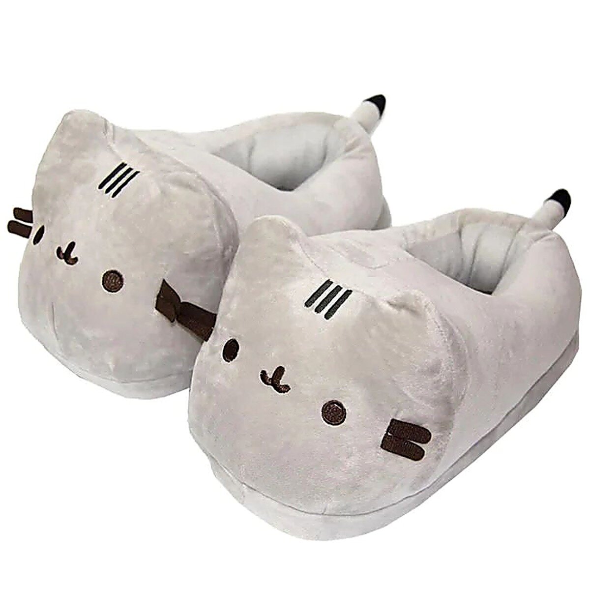 Хлопковые тапочки Kawaii Pusheen, зимние удобные теплые тапочки с героями мультфильмов аниме на мягкой подошве