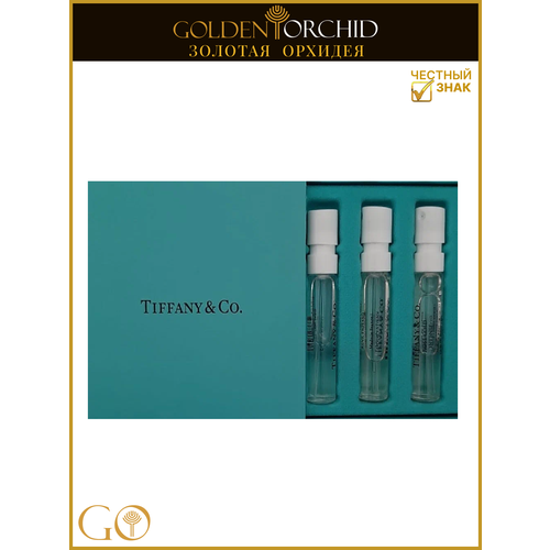 Парфюмерный набор TIFFANY & CO. Love For Her подарочный сет женщины: парфюмерная вода 90 мл + миниатюра 5 мл + лосьон для тела 100 мл