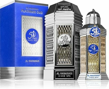 Вода парфюмерная Al Haramain Platinum Oud 50 years, унисекс, 100 мл