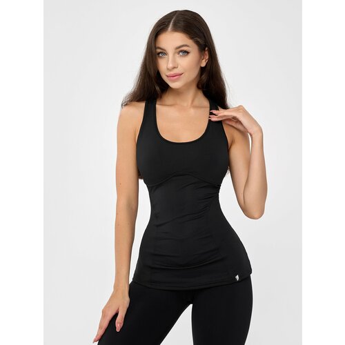 фото Майка спортивная bona fide майка спортивная bona fashion athletic black, 1 шт., размер s, черный