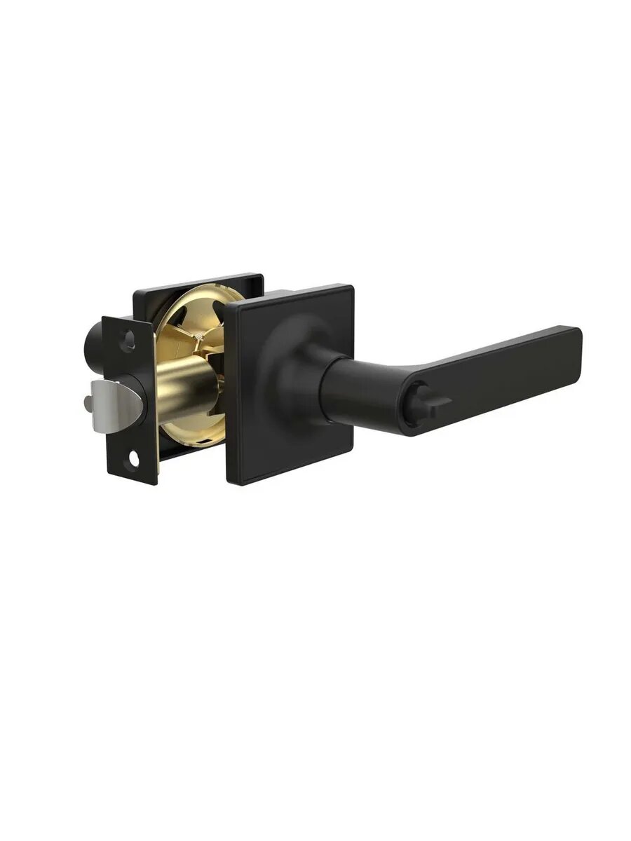 Ручка защелка DK710/BL BL-BK (фик.) черный