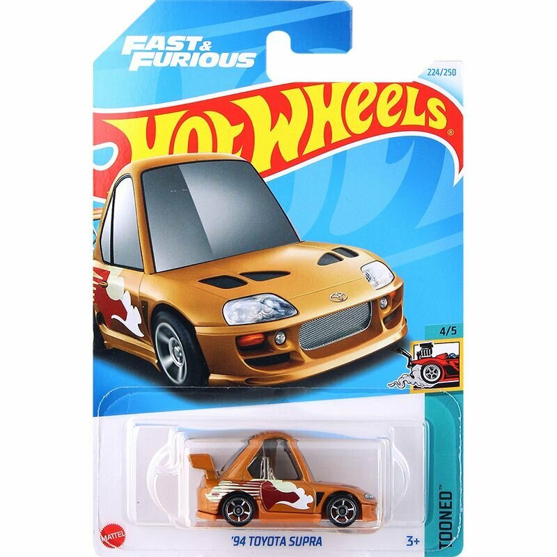 Hot Wheels Japanese Cars Collection, литые модели автомобилей 1:64(94 TOYOTA SUPRA)