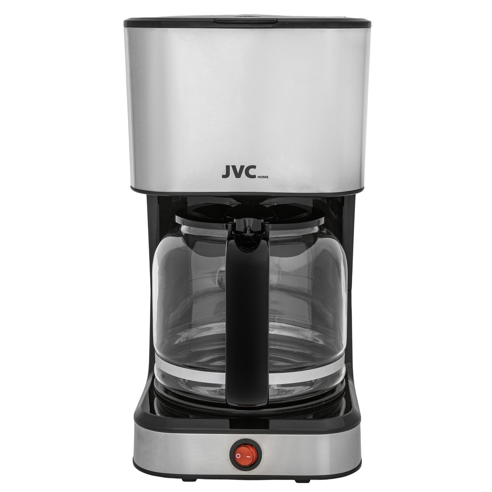 Кофеварка JVC JK-CF2150 серебро/черный (капельная), 950 Вт, 1500 мл