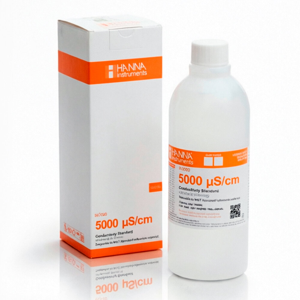 Hanna HI7039L раствор для калибровки 5000 мкСм/см, 500 мл HI7039L
