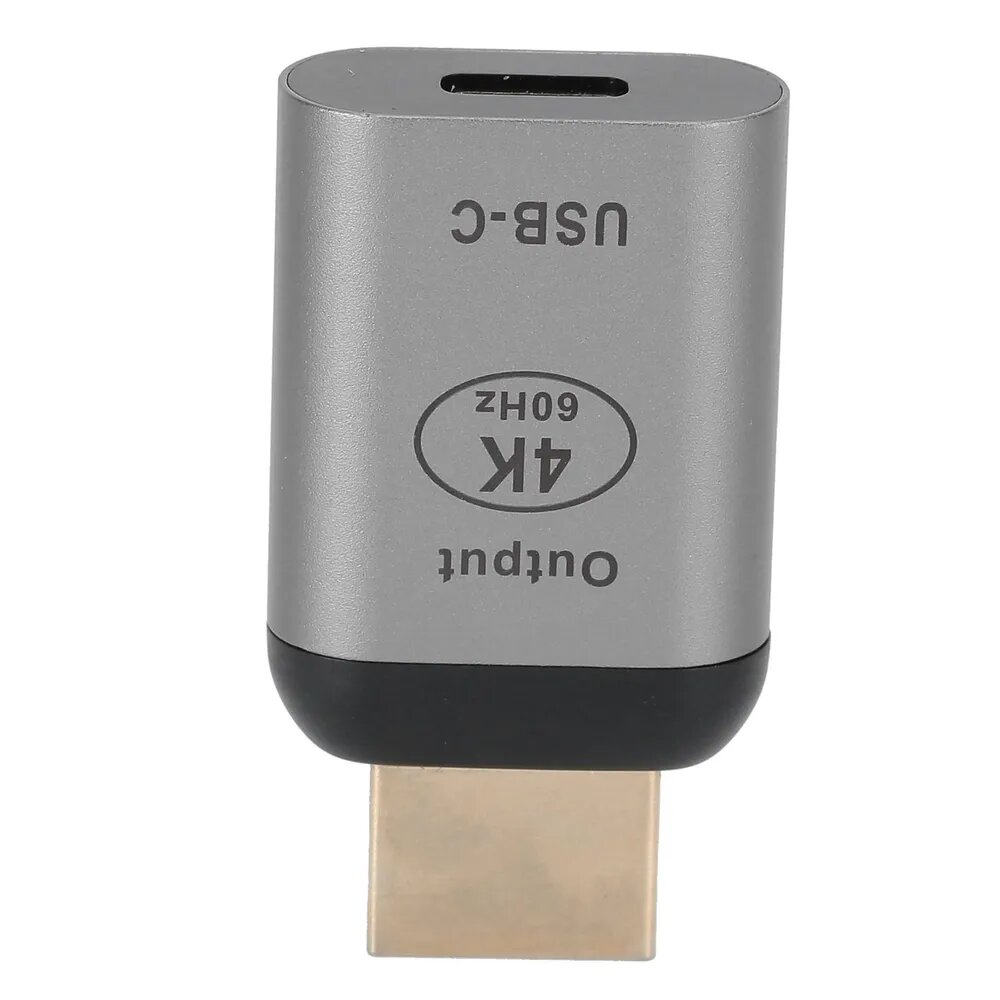 Адаптер "Type-C" — "HDMI", алюминиевый, 4K 60Гц, ультрапортативный, 11г