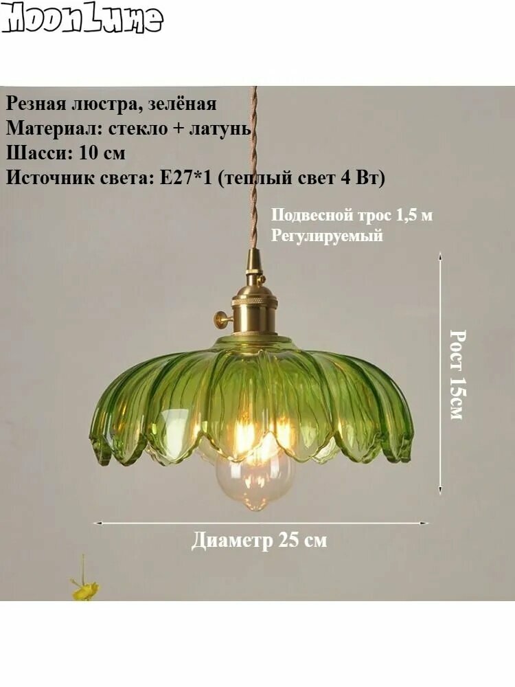 Franeda Люстра, E27, 7 Вт — фото 1