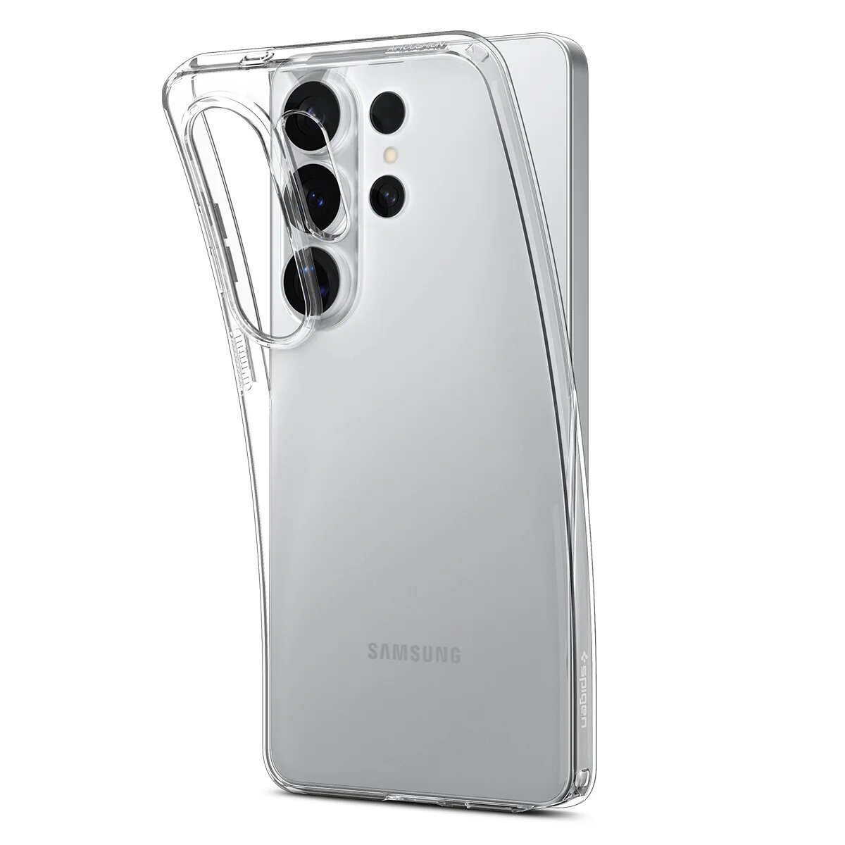 Прозрачный чехол Spigen Liquid Crystal Clear для Samsung Galaxy S26 Ultra / S26 Plus / S26 – тонкий прозрачный защитный чехол