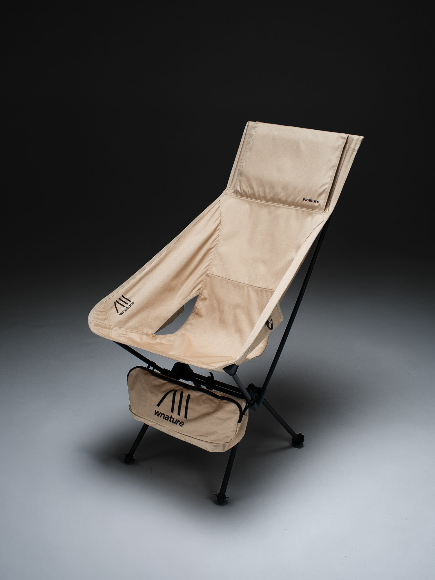 Стул складной туристический с высокой спинкой wnature stool 2