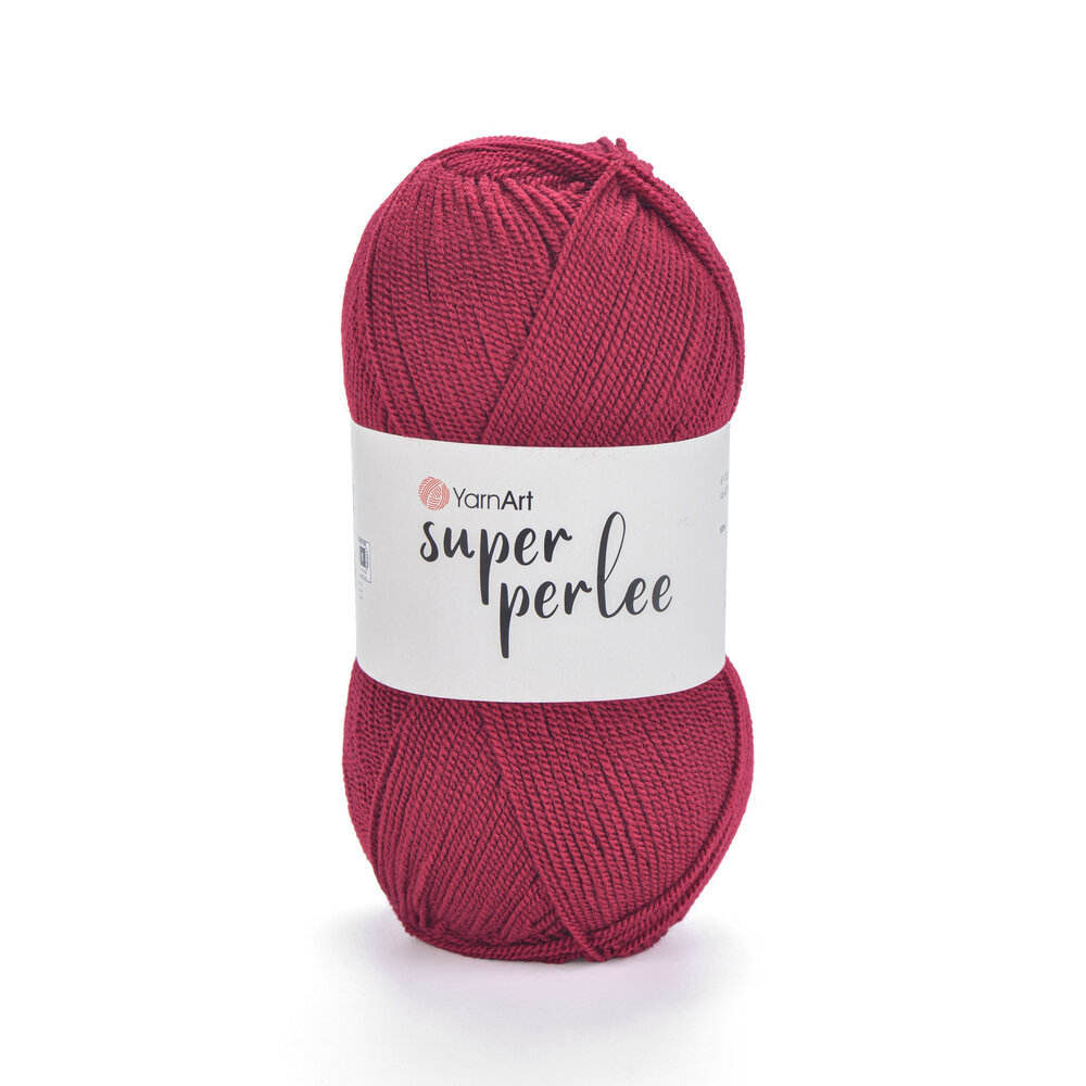 Пряжа для вязания YarnArt Super perlee 43 бордовый 100 гр/400 м 100% акрил
