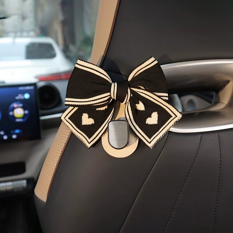 Удобный регулируемый бежевый бантик автомобильный крюк для сидений Lynk & Co - 1 шт
