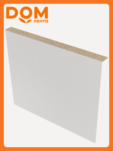 Изображение товара Доборная планка Палитра Стандарт, МДФ, ПВХ, белая, 120x2070мм