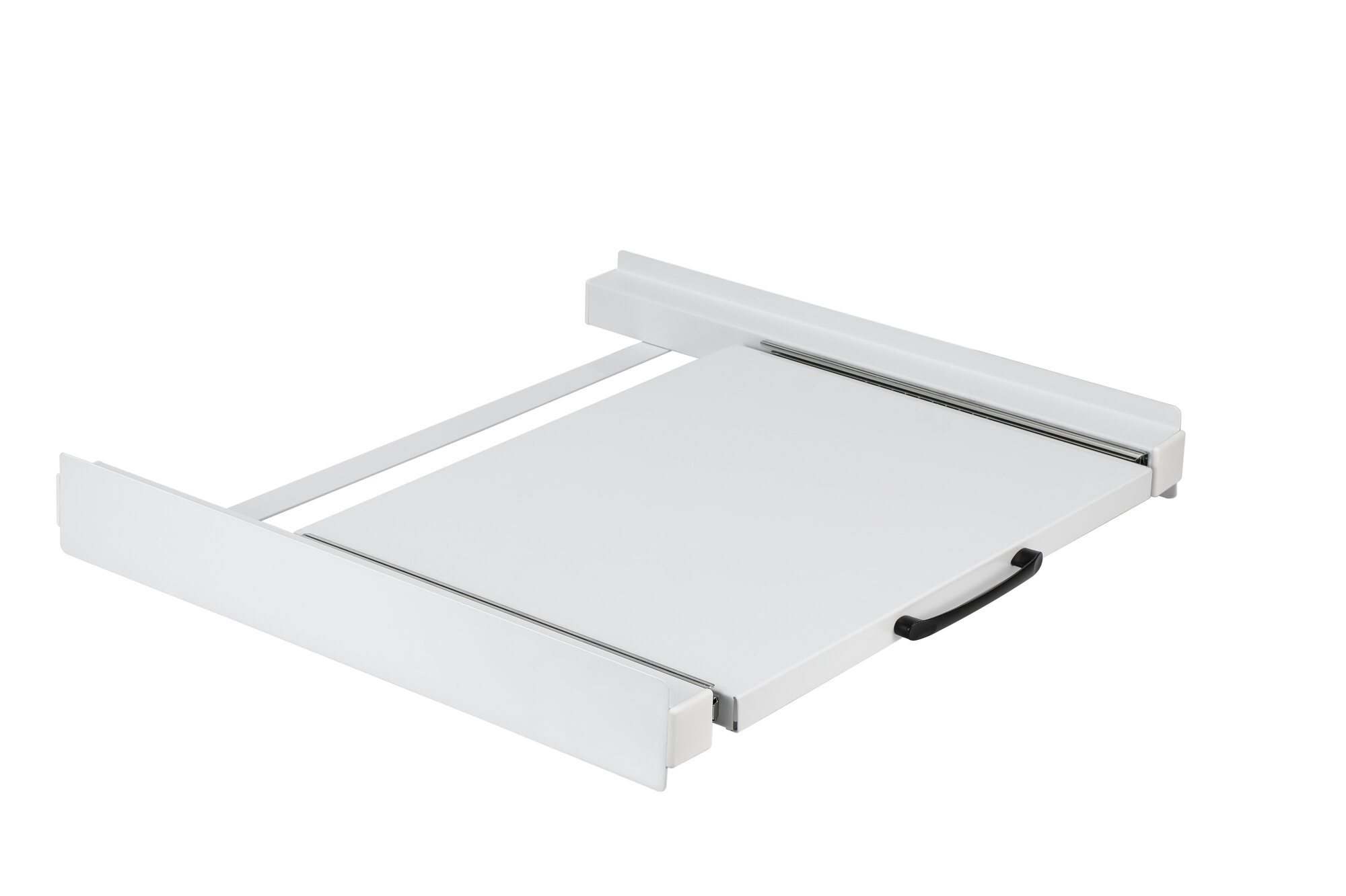 Kromax OMEGA-60 white Соединительная полка с выдвижным элементом для стиральных и сушильных машин