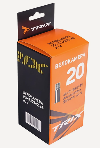 Изображение товара Велокамера 20 x 2.35 TRIX 20" 2.125-2.35 AV (автониппель) камера для велосипеда