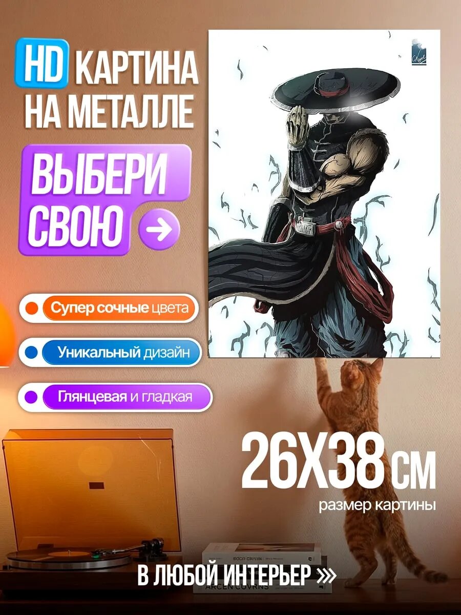 Картина на HD металле Мастер боевых искусств