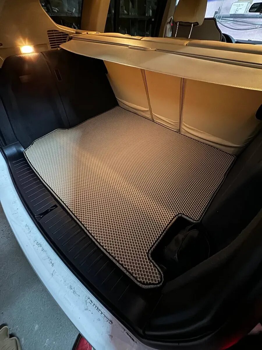 EVA Коврик в багажник BMW X3 (F25) 2010-2017. БМВ х3 ф25. Ева ковер