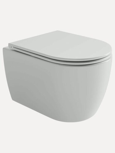 Изображение товара Унитаз подвесной Ceramicanova Ной (Noe), смыв торнадо 3.0, сиденье микролифт, белый, CN4011T