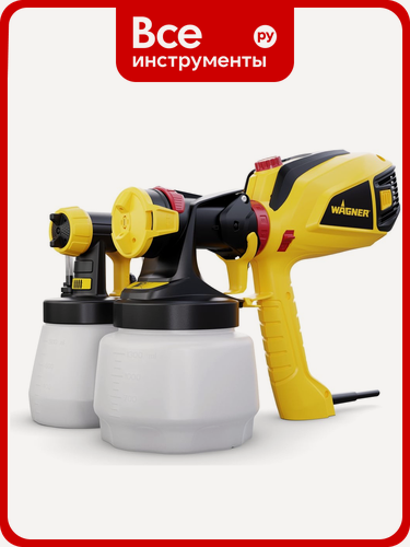 Изображение товара Краскораспылитель Wagner W 590 Flexio 2361538 для защиты древесины, встроенный компрессор, HVLP технология