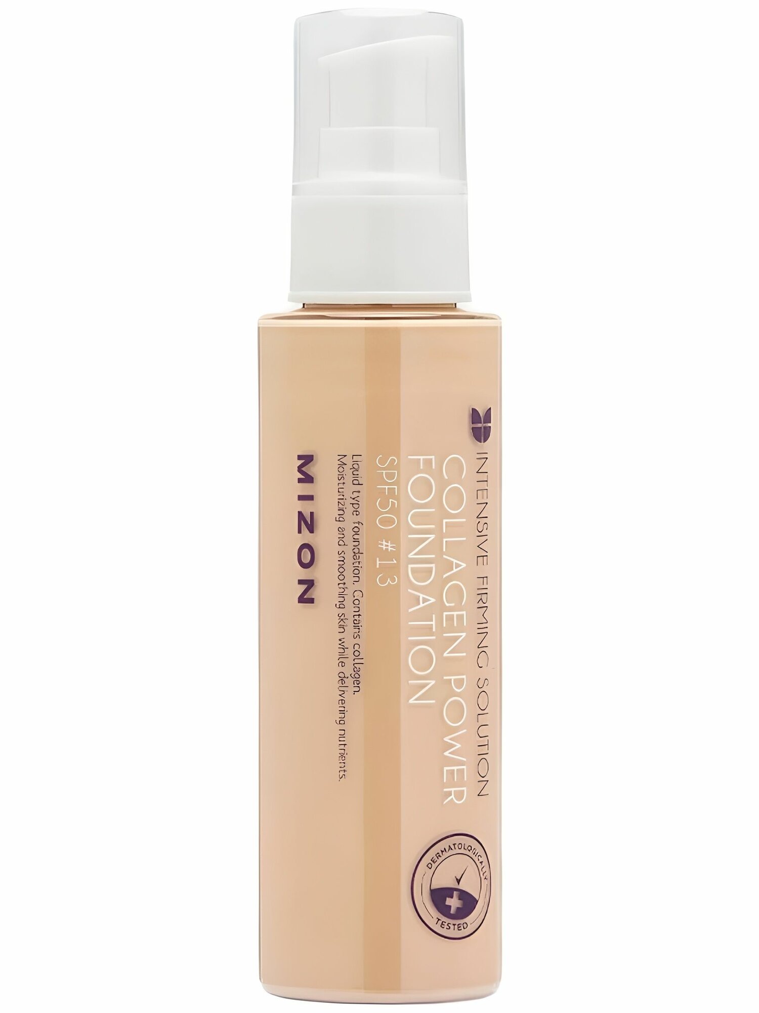 Mizon Тональная основа для лица с коллагеном Collagen Power Foundation SPF 50 тон №13 100 мл