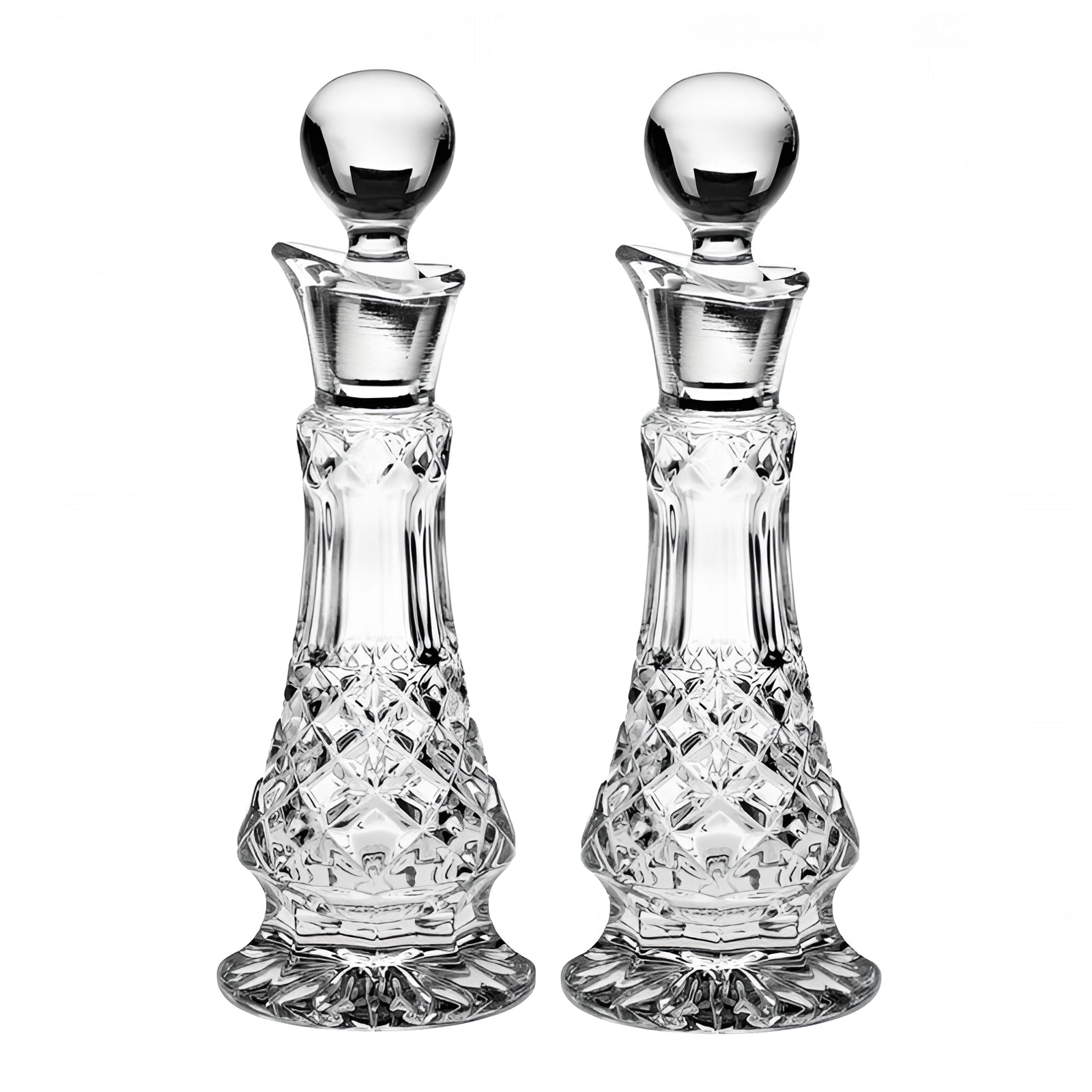 Графин для масла и уксуса "Diamond", 100 мл (2 шт), хрусталь, Crystal Bohemia/ БПХ347