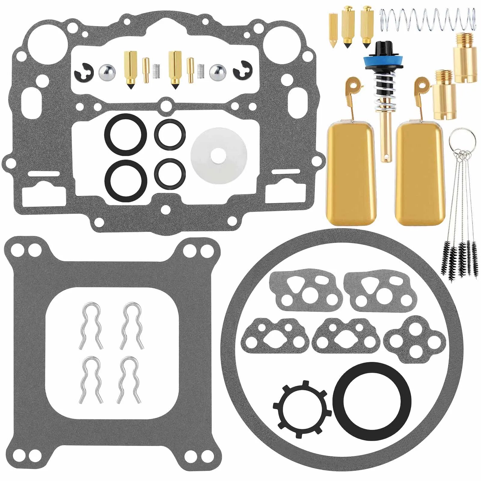 Комплект для восстановления карбюратора для Edelbrock 1400 1404 1405 1406 1407 1409 1411 1477 500 600 650 700 750 800 CFM Weber Marine