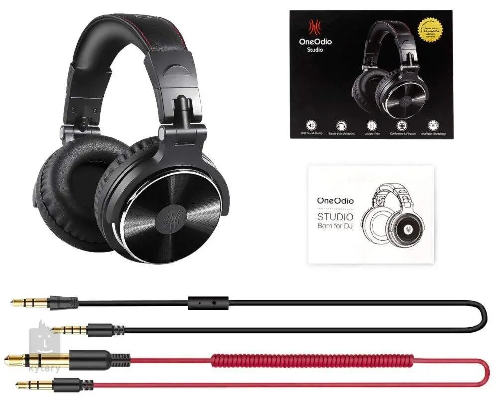 Проводные полноразмерные наушники ONEODIO Studio Pro 10 black — фото 1
