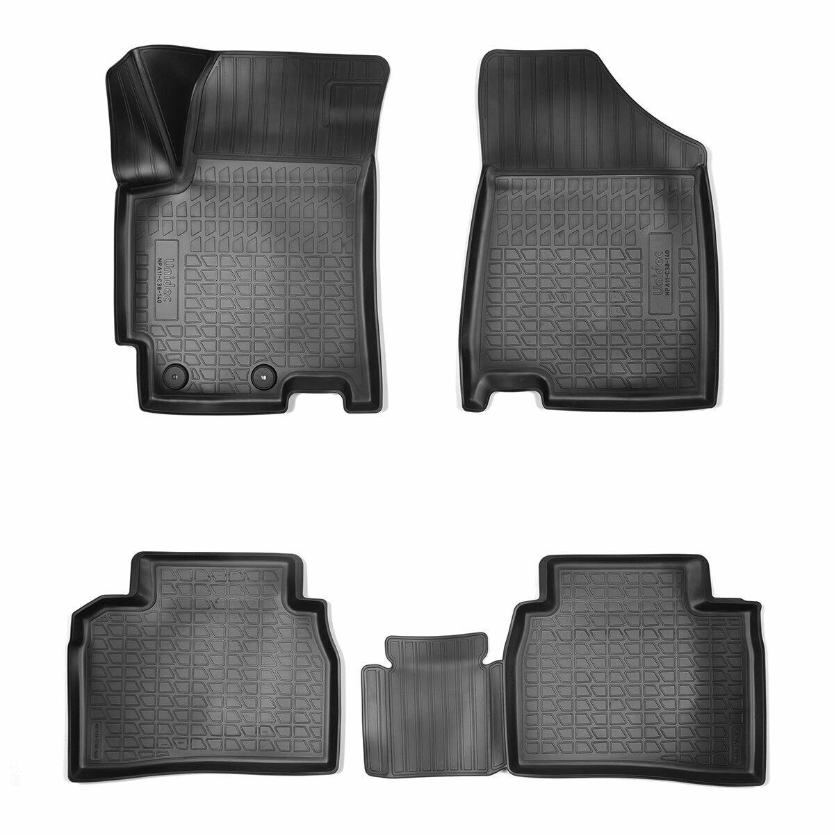 Коврики салонные JAC J7 2020 NORPLAST NPA11-C38-140