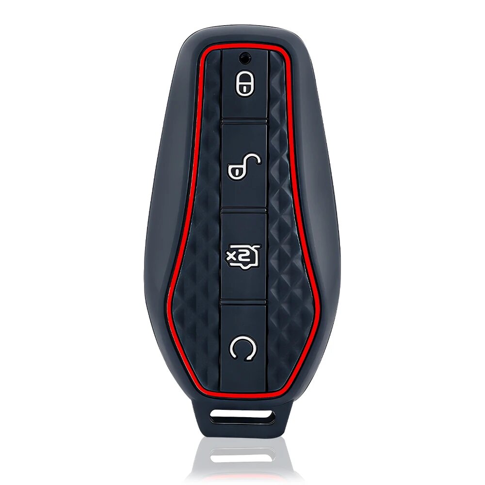 Силиконовый чехол для автомобильного ключа-пульта для BYD Atto 3, Han EV, Dolphin, Song PRO Max