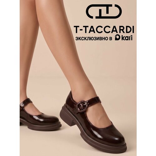 фото Туфли мэри джейн t.taccardi, размер 36 р. - 23 см, бордовый