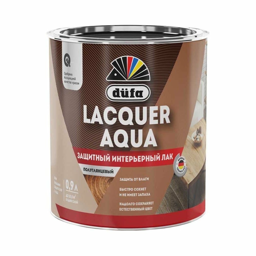 Интерьерный лак Dufa LACQUER AQUA полуглянцевый, 0.9 л МП00-009469